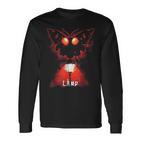 Mothman Moth Lamp Weirdcore Oddly Specific Meme Langarmshirts