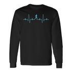 Running With Heartbeat For Runners And Joggers Cool S Langarmshirts