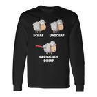 Saying Photographers Sheep Unschaf Struck Sheep Langarmshirts