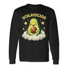 Sleepocado Avocado Sleep Night Sleeping Langarmshirts