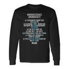 Slogan North Sea North German Basic Law Langarmshirts