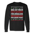 Ugly Christmas Jumper Slogan Christmas Jumper Langarmshirts