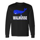 Walnuts Whale Testicles Eggs Fish Langarmshirts