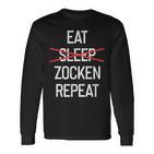 Gamer Zocken Gamer Langarmshirts