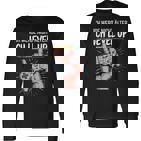 Gaming Konsole Zockenideospiel Gamer Geburtstag Geschenk Langarmshirts