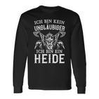 Germaniking Ich Bin Kein Unbelubiger Ich Bin Ein Heide Langarmshirts