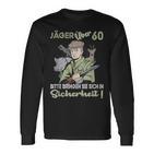 Hunter Birthday Over 60 Years Langarmshirts