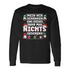 We Give Us Nothing Xmas Christmas S Langarmshirts