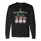 Gnome Gnome Christmas Jumper Merry Christmas Langarmshirts