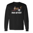 Goat Bock On Dart Game Dart Player Langarmshirts