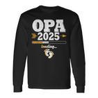 Grandpa 2025 Loading Expectant Grandpa Langarmshirts