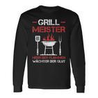 Grillmeister Lord Of The Flames Barbecue Party Barbecue S Langarmshirts