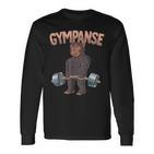 Gympanse Bodybuilding Fitness Gym Langarmshirts