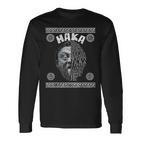 Haka Fans Maori Warrior New Zealand Rugby Langarmshirts