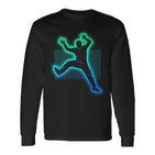 Handball Player Handballer Boys Handball Goalkeeper Langarmshirts