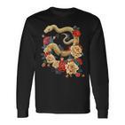 Happy Lunar New Year 2025 Year Of The Snake Zodiac Langarmshirts