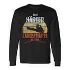 Hard Hardener Landscaper Chainsawintage Langarmshirts