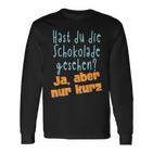 Hast Du Die Schokolade Gesehen  Candy S Langarmshirts