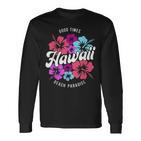 Hawaii Waikiki Surfing Langarmshirts