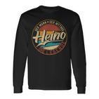 Heino The Man Of Mythos The Legend First Name Langarmshirts