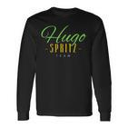 Hugo Spritz Team Elderberry Summer Sparkling Prosecco Cocktail Langarmshirts