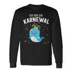 Ich Bin Ein Karnewal Whale Langarmshirts