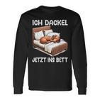 Ich Dachshund Jetzt Ins Bett Sleep Pyjama Langarmshirts