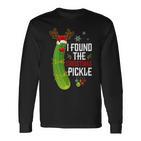 Ich Habe Die Weihnachtsgurke Finden Langarmshirts