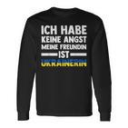 Ich Habe Keine Angst Meine Freundin Ist Ukrainer Langarmshirts