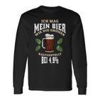 Ich Mag Mein Bier Kaltgestellt Langarmshirts