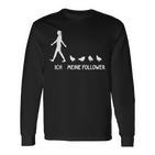 Ich Meine Follower Quail Lovers Quail Saying Breeder S Langarmshirts