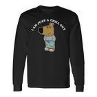 I'm Just A Chill Guy Meme Langarmshirts