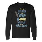 I'm A Writer Not A Serial Killer Writing Langarmshirts