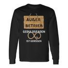 Ironie Office Auser Betriebs Auser Betriebs Langarmshirts