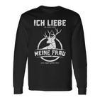 Jäger Ich Liebe Es Wenn Mich Meine Frau Zum Jagen Lässt Hagd German L Langarmshirts