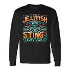 Jellyfish Sting Survivor Langarmshirts