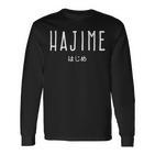 Judo Hajime Quote Idea Judoka Langarmshirts