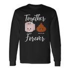 Kacke Together Forever Toilet Roll Poop Langarmshirts