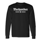 Kfz Mechaniker Mechatroniker Zunftzeichen Zunft Handwerk Langarmshirts