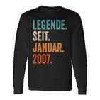 Legend Since January 2007 17 Years Langarmshirts