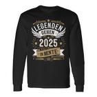 Legends Go 2025 In Retirement Pensioner Langarmshirts