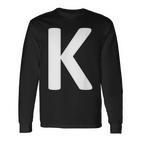 Letter K Langarmshirts