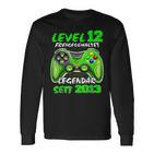 Level 12 Birthday Boy Gamer 2013 12 Birthday Langarmshirts