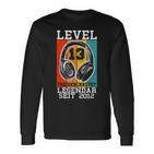 Level 13 Unlocked Legendary Since 2012 Birthday 13 Langarmshirts