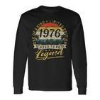 Limited Edition 1976 Geburtstag Retro Geburtsjahr 1976 Langarmshirts