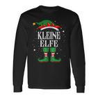 Little Elf Outfit Christmas Family Elf Christmas Langarmshirts