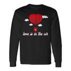 Love Is In The Air StAlentine's Day Langarmshirts