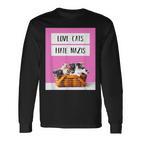 Love Cats Hate S Against Right Lives Matter Langarmshirts