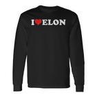 I Love Elon Langarmshirts