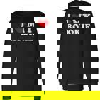 I Love My Rookie Ich Liebe Meinen Rookie Langarmshirts